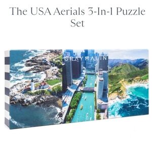 GRAY MALIN Set of 3 Puzzles 120 PCS each BRAND-NEW sealed